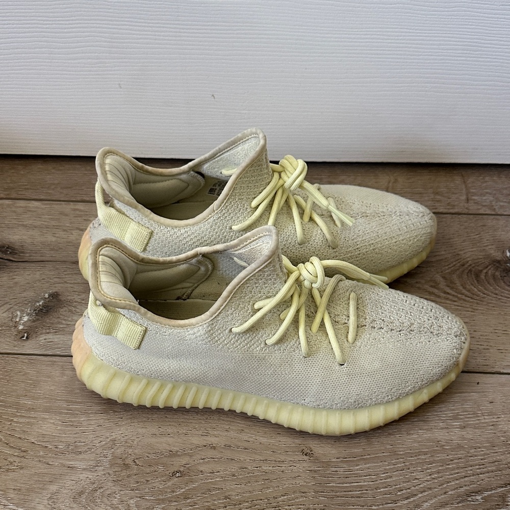 adidas Yeezy Boost 350 V2 Cream Yellow Sneakers - Picture 4 of 11